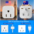 New Zealand Power Adapter USA to Australia Plug Adapter Australia Travel Adapter US to Argentina Australian,China,Type I Plug Adapter 2Pack...