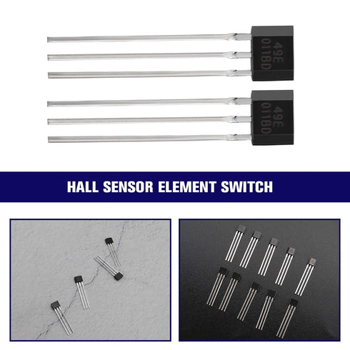 SING F LTD 20Pcs 49E OH49E SS49E Linear Hall Effect Sensors S49E TO-92 3 Pins Sensor Element Switch for Electric Vehicle Motor Repair...