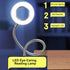 USB Desk Light with Clip, LED Eye-Caring Reading Lights with 3 Color Modes, 10 Brightness Dimmable and Long Flexible Gooseneck Portable Lamp for D...