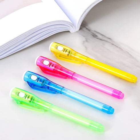 20 Pieces Invisible Ink Pen with UV Light Spy Pen Magic Marker for Kids Party Favors Ideas Gifts Easter Day Halloween Christmas Gifts...