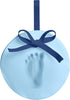 Pearhead Babyprints Baby's First Handprint or Footprint Ornament Kit, Easy No-Bake DIY Clay Impression, Christmas Baby Keepsake Gift, Blue...