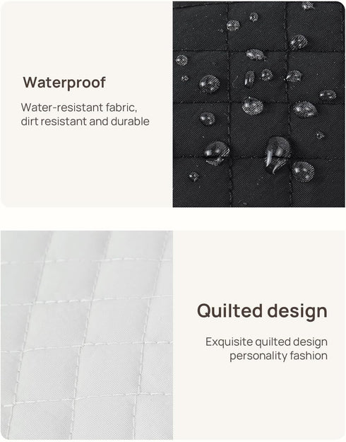 Telena Mini Zip Around Wristlet Wallets for Women Coin Purse Wristlet Keychain Dual Pouch Wallet Black Gray...