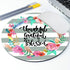 Whimsical Quote Mousepad Thankful Grateful - Mousepad Mat Personalized Quote Office Decor Desk Accessories mousepad Rubber...