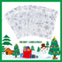 YQL Snowflake Organza Drawstring Bags,4x6 Inch 100PCS White Christmas Gift Favor Bags Mesh Jewelry Pouches Wedding Party Candy Bag...
