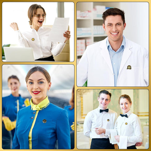 32 Pieces Employee Appreciation Lapel Pin 4/5 Inch Excellence Enamel Recognition Pins Appreciation Motivational Pins for Employee Staff Team Gift...