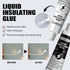 3.5 oz Liquid Electrical Tape Glue 50ml Black & 50ml White Liquid Insulation Glue Kit Rubber Coat, Rubber Paint, Dielectric Sealant for Wires & Ca...