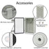 ABS Plastic Dustproof Waterproof IP65 Junction Box Hinged Shell Universal Electrical Project Enclosure Gray, with PC Transparent Clear Cover 5.9 x...