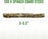 Icelandic+ Combo Sticks: Cod & Spinach - 2oz - Dog Treats, Crunchy 2 Ingredient Pet Snacks, Preservative Free, Wild Caught Fish, Slow Baked, Natur...