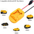 ELEFLY 2 Pack Power Wheels Adapter Compatible with Dewalt 20V Battery DCB206 DCB204 with Fuse & Wire terminals, Power Connector for Rc Car Toys, R...