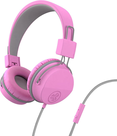 JLab JBuddies Studio Over-Ear Kids Wired Headphones, Toddler Headphones, Kid Safe, Studio Volume Safe, Volume Limiter, Folding, Adjustable, Noise ...