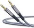 Aux Cord 20 ft,3.5mm Audio Cable Male to Male Stereo Hi-Fi Sound Nylon Braided aux to aux 1/8 Cable for Headphones Car Home Stereos Speakers Table...
