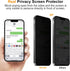 TECHO Privacy Screen Protector Compatible with iPhone 14 Plus/iPhone 13 Pro Max Tempered Glass Film (Edge to Edge Full Coverage) (Anti Spy) (Case ...