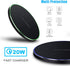 20W Fast Wireless Charger Pad,Wireless Phone Charging Station Compatible with iPhone 14/15/13/12/11/SE/X/AirPods,Fast Charge for Samsung Galaxy S2...