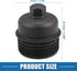 Engine Oil Filter Housing Cover Cap 26351-3C250 for Kia Sedona Borrego 3.8L 2009-2010 Plastic Black...