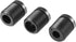 X AUTOHAUX 1 Set 12cm Gear Shift Knob Aluminum Alloy Bamboo Style Gear Shifter Car Interior Shift Knob Black...