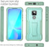 ExoGuard for Moto G Play 2021 Case, Rubber Shockproof Full-Body Cover Case Built-in Screen Protector and Kickstand Compatible with Moto G Play 202...