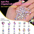 Anezus 4728Pcs Nail Gems with Crystals Rhinestones Jewls Pickup Tool Pen for Nails, Nail Art Supplies Diamond Stones for Nails Decoration Makeup C...