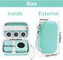 D30 Label Maker Case Green Compatible with Phomemo D30 D35 Label Maker, for NIIMBOT D11 D110, for JADENS D110, Case Easily Storage and Carry, Easi...