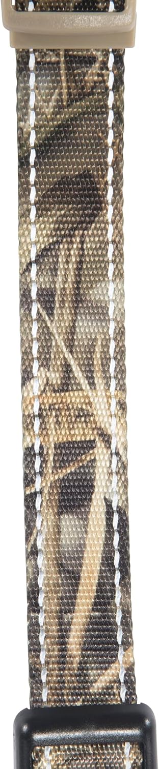 Browning Classic Preformance Webbing Pet Collar, Fully Adjustable, Available in Solid Colors and Camo Patterns, Realtree MAX-7, Large...