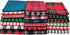 20pcs/Set 8"x8" Check Squares Plaid Craft Cotton Fabric Bundle Gingham Precut Sewing Quilting Patchwork for Christmas Holiday...