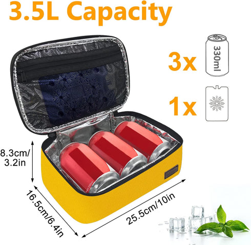 Gloppie Mini Lunch Box Small Kids Lunch Bag Compact LunchBox Bag, CPC Certified | Child-Safe Materials, Insulated LunchBag Reusable Sandwich Conta...