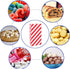 Bright Color Striped Paper Bags Rainbow Party Bags for kids’ Birthday Party Baby shower Wedding (3.5×2.3×7 in 50CT)...