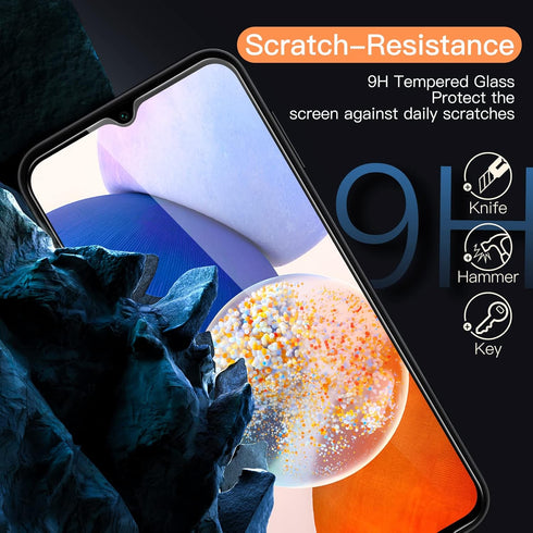 JETech Screen Protector for Samsung Galaxy A14 4G / 5G 6.6-Inch, 9H Tempered Glass Film, Anti-Scratch, HD Clear, 3-Pack......
