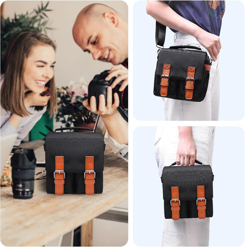 XANAD DSLR Camera Bag,SLR/Mirrorless Case for Sony/Canon/Nikon/Samsung/Olympus/Pentax/Panasonic,Fit Sony Alpha7R V / 7 IV/Alpha a6000 / a7 III ILC...
