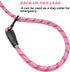 Heavy Duty Rope Dog Leash with Soft Padded Handle 5 ft Long - for Large Medium Dogs Small Puppy with A Free Poop Bags Dispenser and A Free Dog Tra...