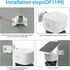 Camera Corner Mount for eufy Solocam S340, Outdoor Mounting Bracket Compatible with eufy S340 (White, 1 Pack)...