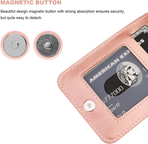 KIHUWEY Compatible with iPhone 12 Pro Max Case Wallet with Credit Card Holder, Premium Leather Magnetic Clasp Kickstand Heavy Duty Protective Cove...