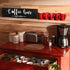 Coffee Bar Sign Wood Coffee Station Decor Rustic Small Wall Art Farmhouse Coffee Wall Decor Wooden Coffee Bar Accessories Wall Hanging Plaque for ...