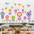 Flowers Wall Stickers for Kids Bedroom -Butterfly Bee Floral Wall Decals for Girls Room,Classroom,Nursery, Playroom- Removable DIY Peel and Stick ...