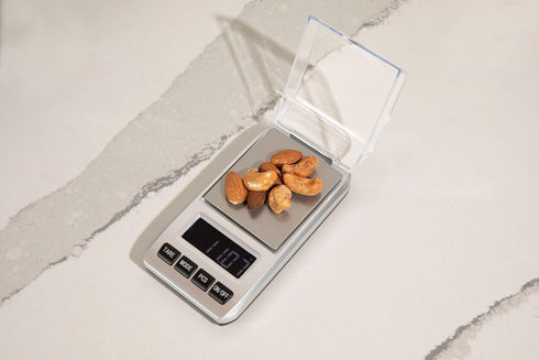 Mini Digital Pocket Scale, High Accuracy 0.01gX 200g Jewelry Weight, LCD Display, Electronic Kitchen Scale, Silver Color, Small...