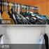 Meetu Closet Organizer - 9.5 Inch Cloth Hanger Magic Space Saving Hangers for Wardrobe Organization (Pack of 8)...