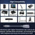 USB to Cat5 Adapter, USB Extender Ethernet Up to 164ft/50m, Supports USB1.1 Protocol, USB Over Cat5 Compatible with USB2.0 Mouse, Keyboard, U Disk...