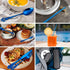 AARAINBOW 7 Pieces Stainless Steel Flatware Set Portable Reusable Cutlery Set Travel Utensils Set Including Chopsticks Knife Fork Spoon Straws Cle...
