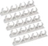 Spice Rack 36 Spice Gripper- Spice Racks Strips Cabinet Cabinet Door - Use Spice Clips for Spice Organizer - Stick or Screw Spice Storage Spice Cl...