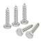 uxcell Hex Head Lag Screws Bolts, 30pcs 1/4" x 1-1/4" 304 Stainless Steel Partial Thread Wood Screws...