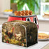 Rooster Toaster 2 Slice Cover Dust for Kitchen, Daisy Anti-Sputtering Bread Cover Washable Bread Maker Cover Dust Cover, Elastic Bread Toaster Cov...