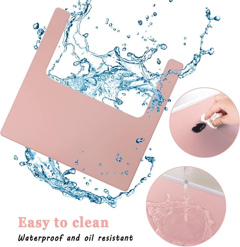 High Chair Placemat, Durable High Chair Placemat Silicone, Clean and Hygienic, Suitable for IKEA Antilop Highchai, for Toddlers and Babies (Pink)...