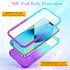 Ruky for iPhone 13 Case & iPhone 14 Case, Glitter Liquid Full Body Rugged Cover with Built-in Screen Protector Soft TPU Shockproof Girls Women Cas...