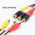 RCA Female to Female Coupler, 3 Pack Audio Video RCA Adapter Connector Gold Plated RCA Jack to Jack Converter RCA Cables Extender for Amplifier, S...