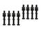 LBY 8 Sets 5/16-18×2-1/2'' Hex Head Screws Bolts(Fully Threaded), Nuts(Heavyd), Flat & Lock Washers Kit, Alloy Steel (Black)...