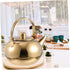 1pc Stainless Steel Pot Whistling Tea Kettle Stainless Steel Tea Pots Portable Stove Teapot for Stovetop Teapot with Infuser Water Boiler Filter W...