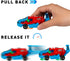 PROLOSO Pull Back Go Kart Friction Powered Racing Cars Kids Birthday Party Favors Goodie Bag Fillers Class Prizes Little Wind Up Vehicle Toys in B...