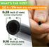 URANT 50 Ft 1/4 Inch Irrigation Pipe Drip Hose Garden Hose for Drip Pipes,Drip Irrigation Systems,Small Garden Irrigation Equipment Black (15 m)...