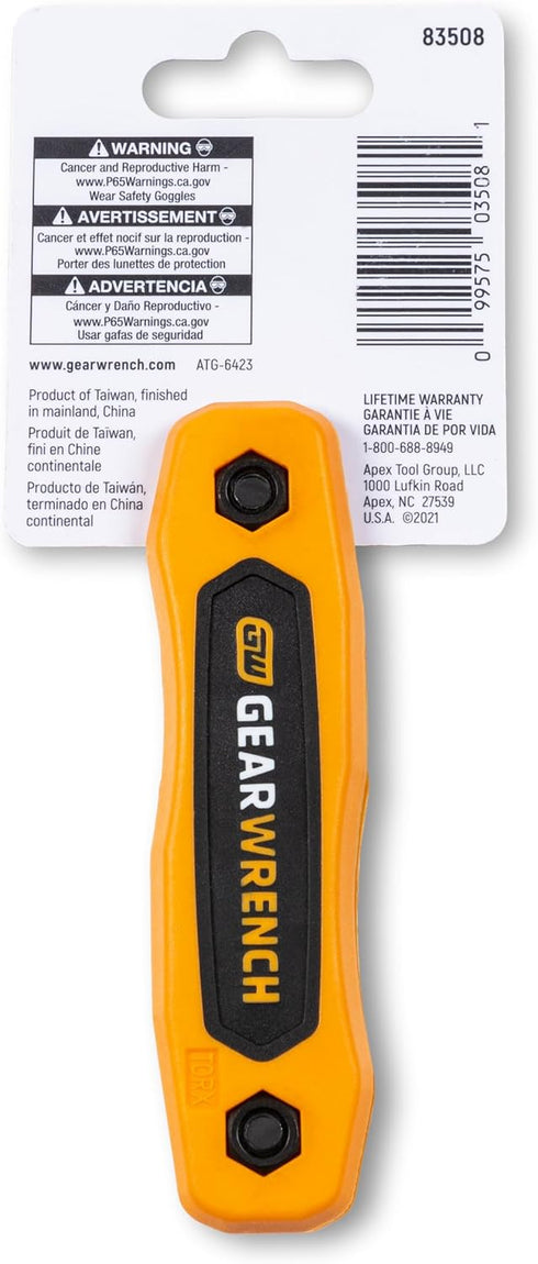 GEARWRENCH 8 Piece Torx Folding Hex Key Set - 83508...