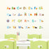 DECOWALL DS-8003 Watercolour Animal Alphabet Kids Wall Stickers Wall Decals Peel and Stick Removable Wall Stickers for Kids Nursery Bedroom Living...
