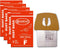 EnviroCare Replacement Vacuum Cleaner Dust Bags made to fit Royal Dirt Devil Canisters Type F 12 bags...